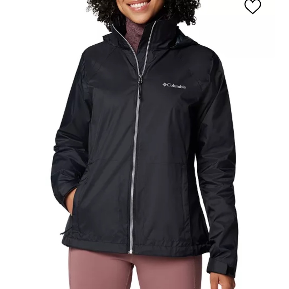 Columbia Switchback Packable Black Jacket-Size M - image 2